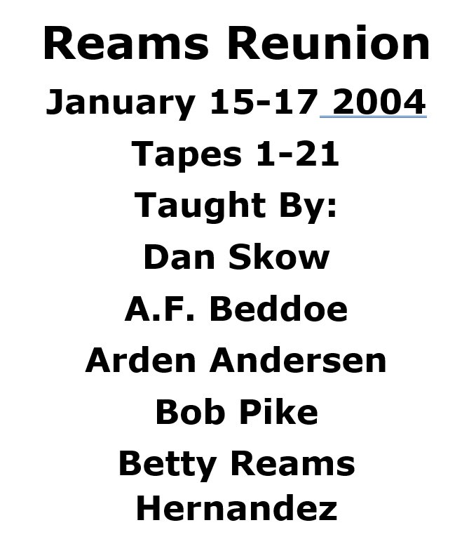 RBTI Reams Reunion 2004