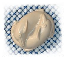 4 oz Dolphin White Gold bar soap.  Effective at cleanising your skin with all natural ingredients.